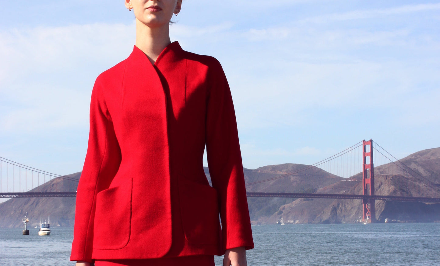 Demi Couture Mini Coat "Rouge"