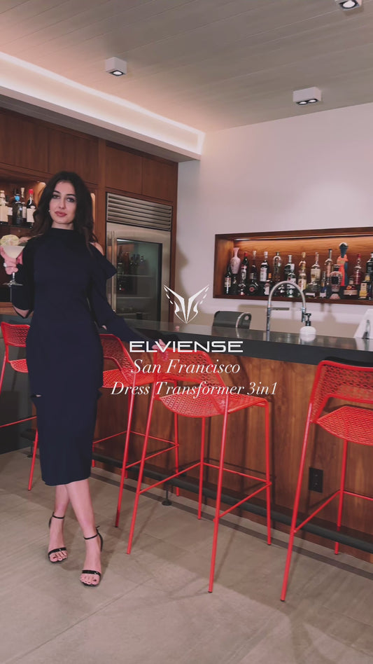 Turtleneck Dress Transformer 3in1