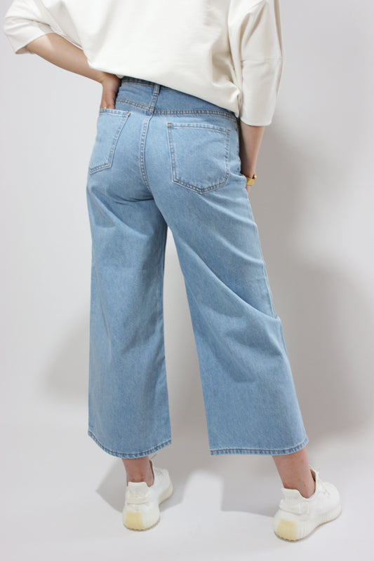 Blue Wide Fit Jeans