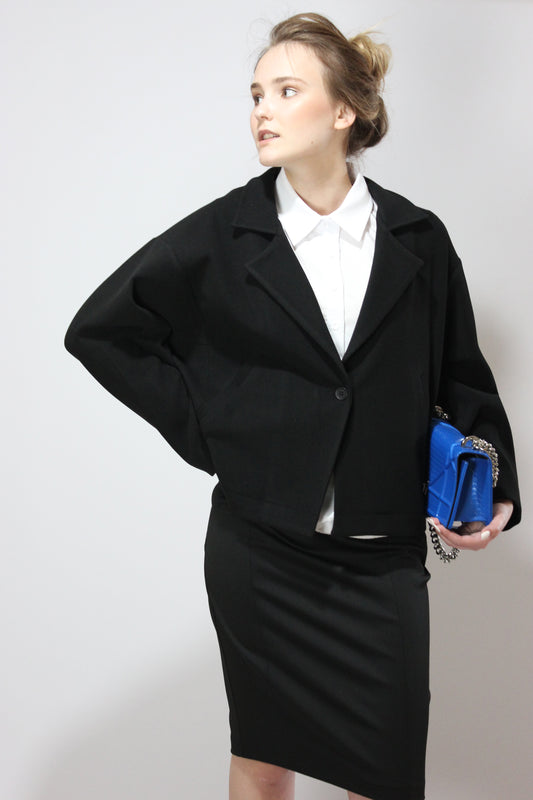 Manteau court noir