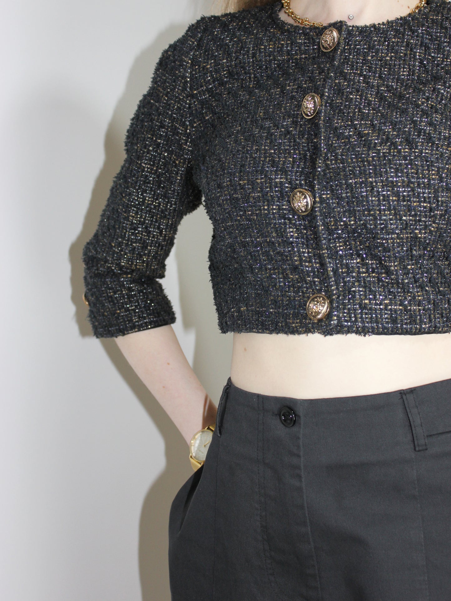 Crop Tweed Jacket