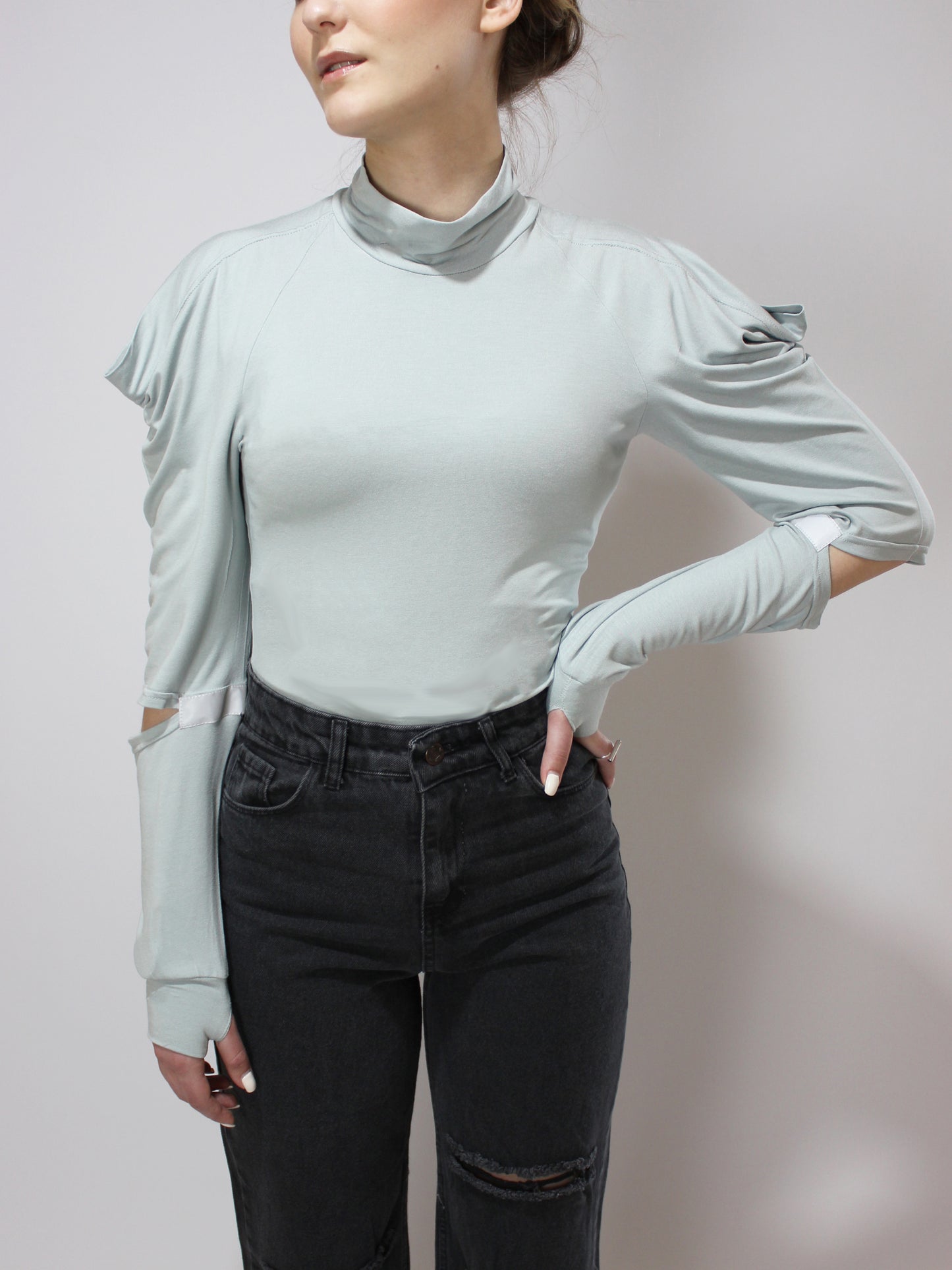 Baby Blue Transformer Turtleneck 6 in 1