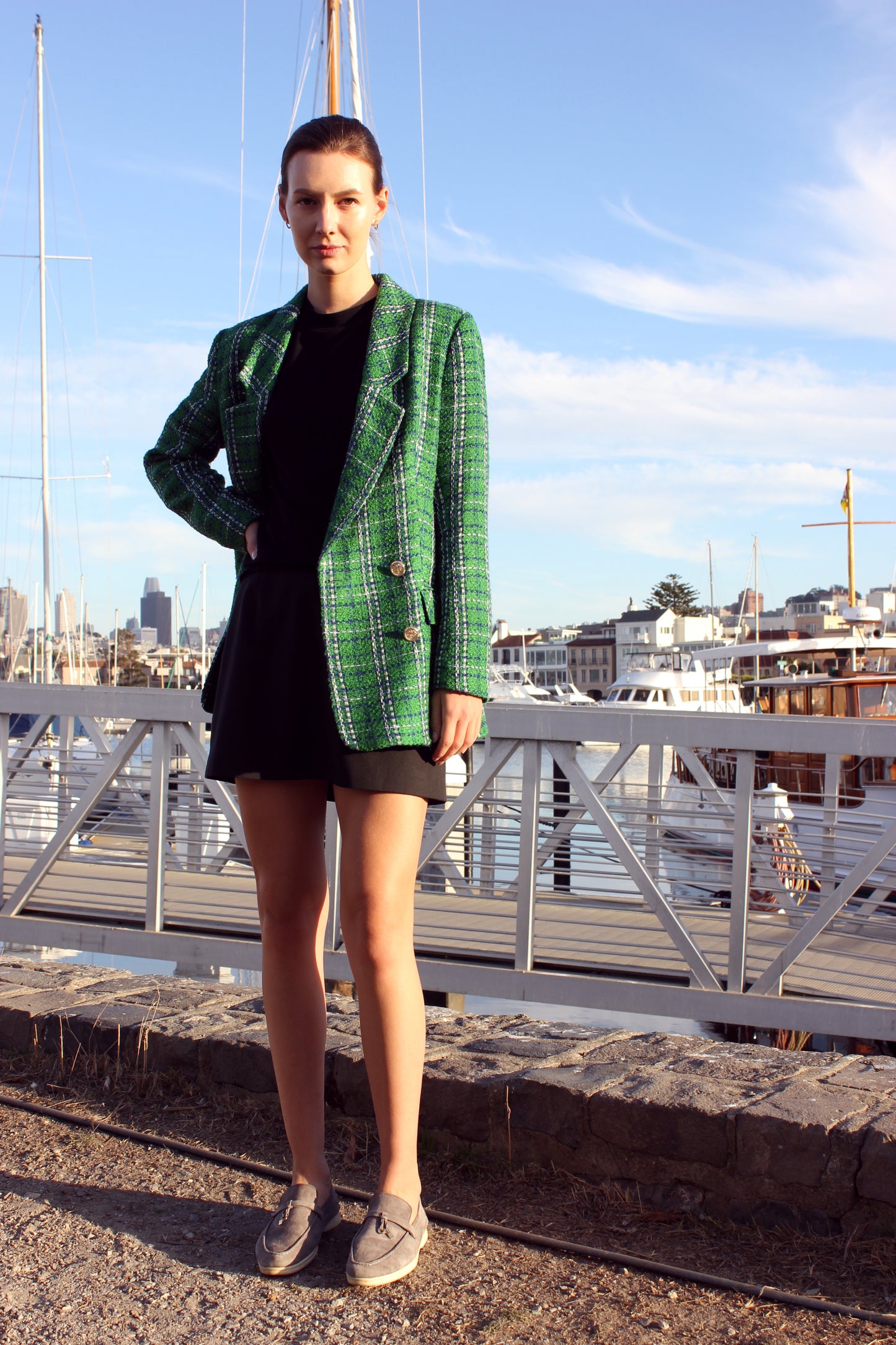 Oversize Tweed Jacket